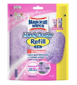 [mWash] Magiclean Wiper Handy Duster Extendable 35cm/Refill 3's [LOCAL SG DELIVERY]