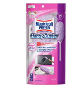 [mWash] Magiclean Wiper Handy Duster Extendable 35cm/Refill 3's [LOCAL SG DELIVERY]