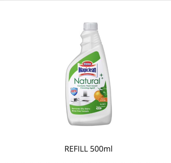 [mWash] Magiclean Kitchen Natural cleaner Orange Trigger/Refill 500ml [LOCAL SG DELIVERY]_1