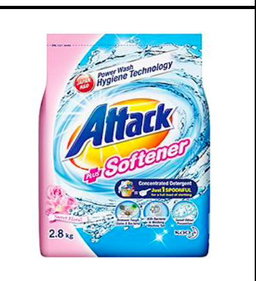 [mWash] Attack Detergent Plus Softener Powder 1.4kg Floral Romance/Sweet Floral 1.4kg OR 2.8kg [LOCAL SG DELIVERY]