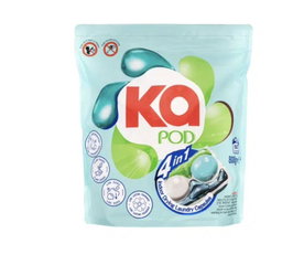 [mWash] Ka 4-in-1 Laundry Capsules Detergent - Anti-Dust Mites Refill 40's/Indoor Air Drying Refill 50's/Normal 46's/Normal Refill 54's [LOCAL SG DELIVERY]