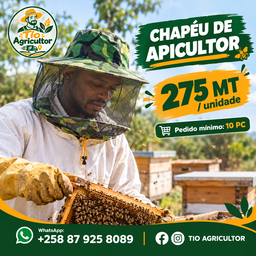 Chapeu de Apicultor (Protecção reforçada)