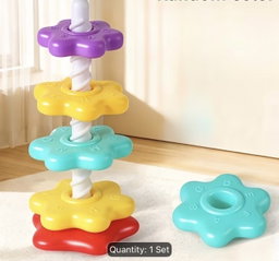 Baby rotating stacking collar