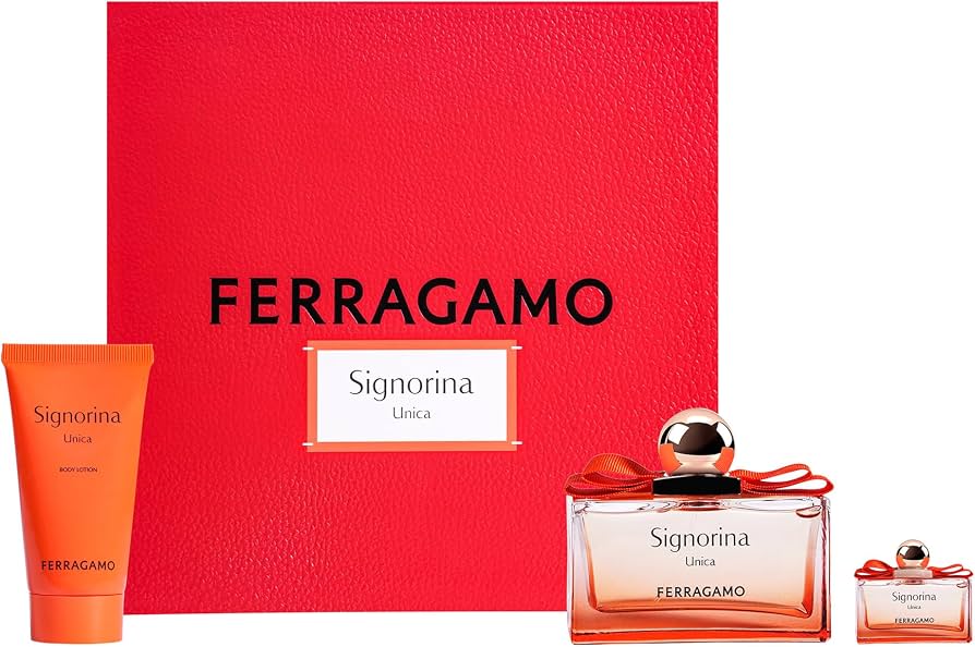 SALVATORE FERRAGAMO SIGNORINA UNICA EDP 100ML + 5ML + BL 50ML GIFT SET WOMEN