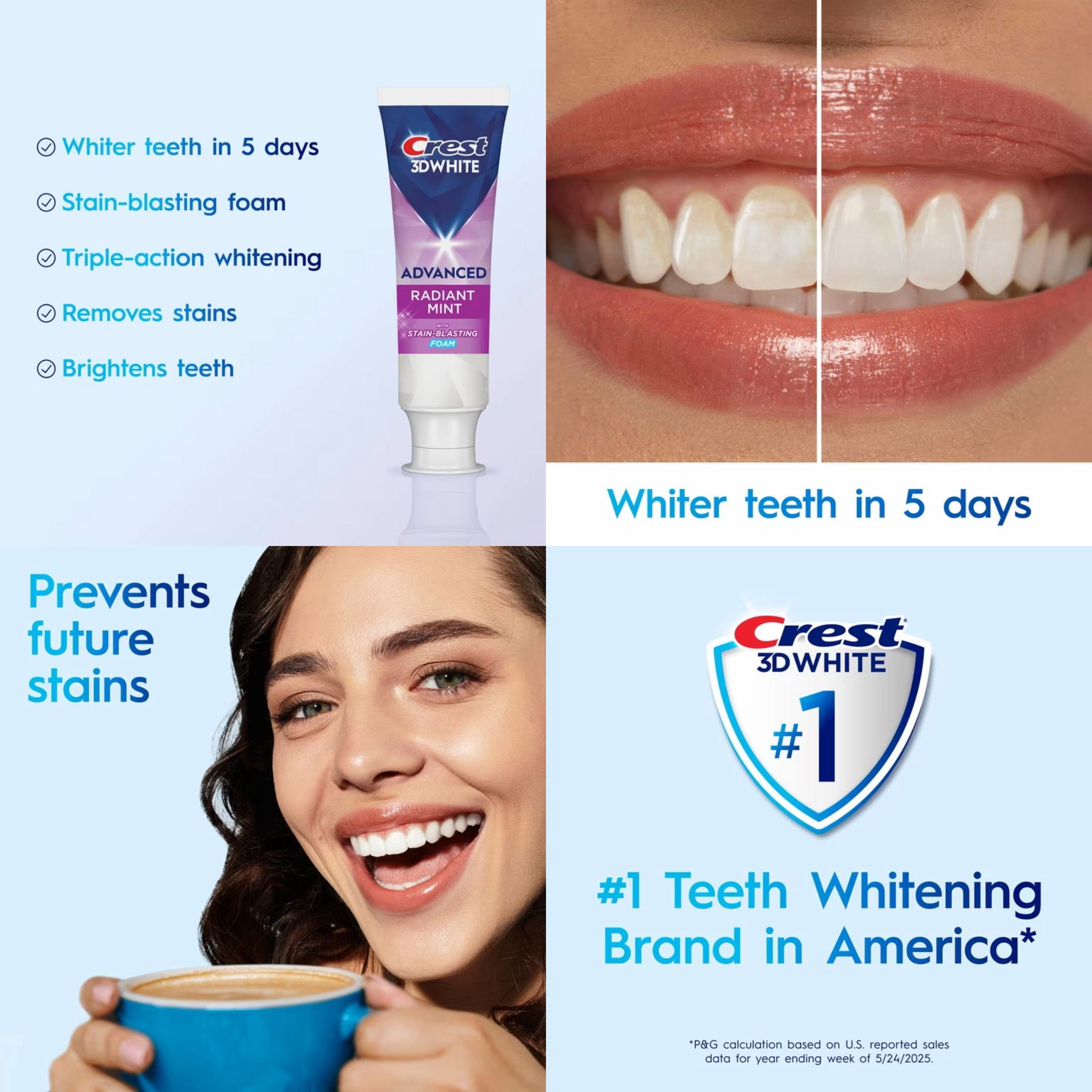 Crest toothpaste - radiant mint_1