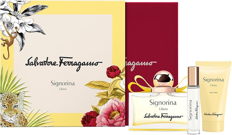 SALVATORE FERRAGAMO SIGNORINA LIBERA 100ML + EDP 10ML + BL 50ML GIFT SET WOMEN