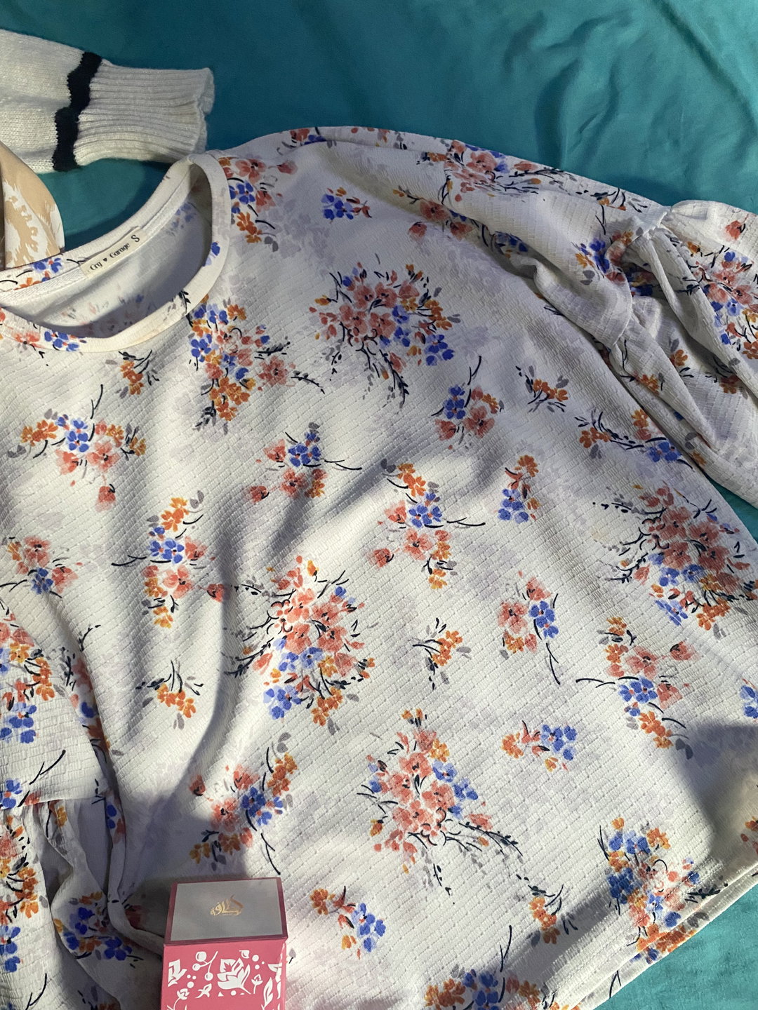 Blouse Puff Floral