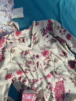 Blouse Floral Cream Pink