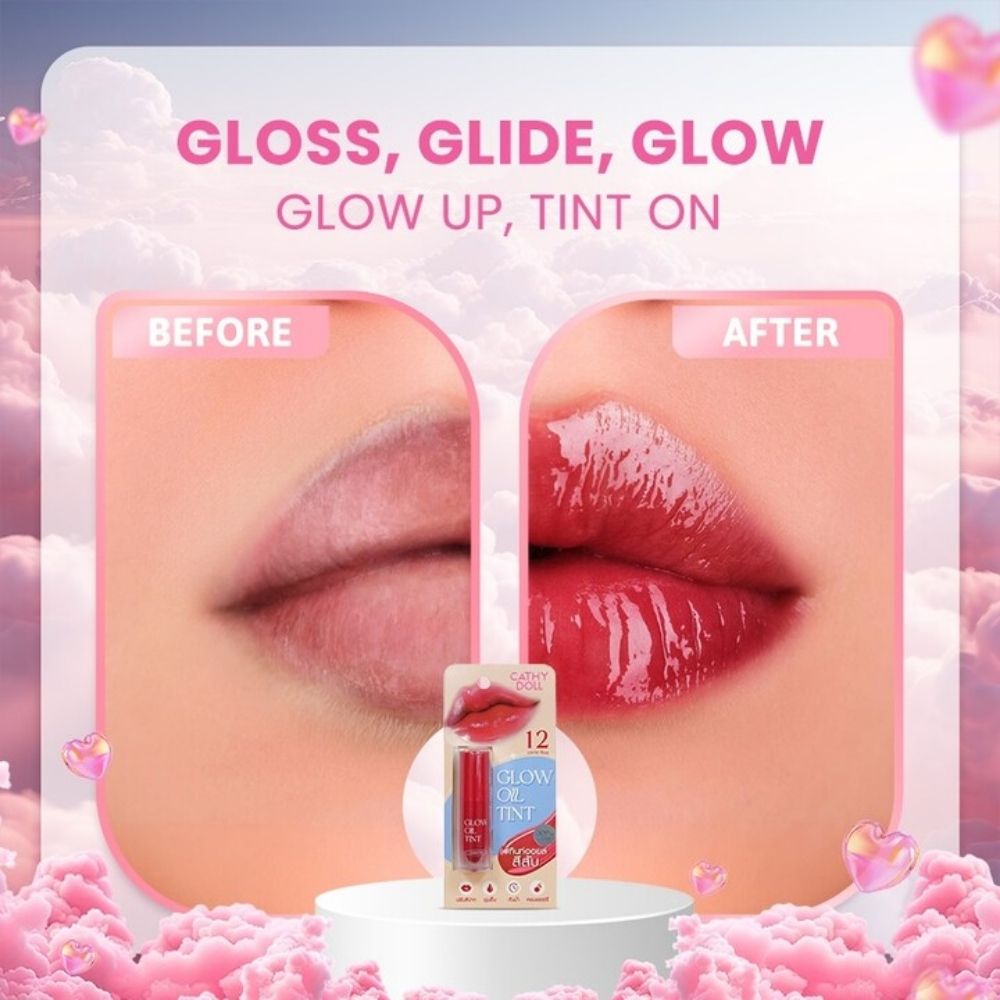 Cathy Doll - Glow Oil Tint 2.4g (Box of 4) (03 - Candy Pink) | Wholesale Makeup Singapore_2