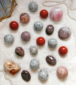 Spheres, Eggs, Palm Stones