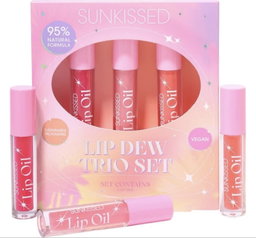 Sun-kissed lip oil trio set