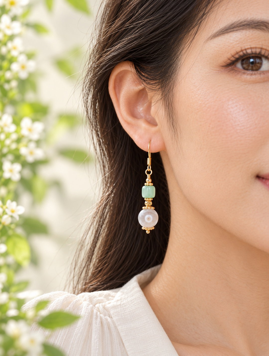 EARRINGS - MINT PROSPERITY 