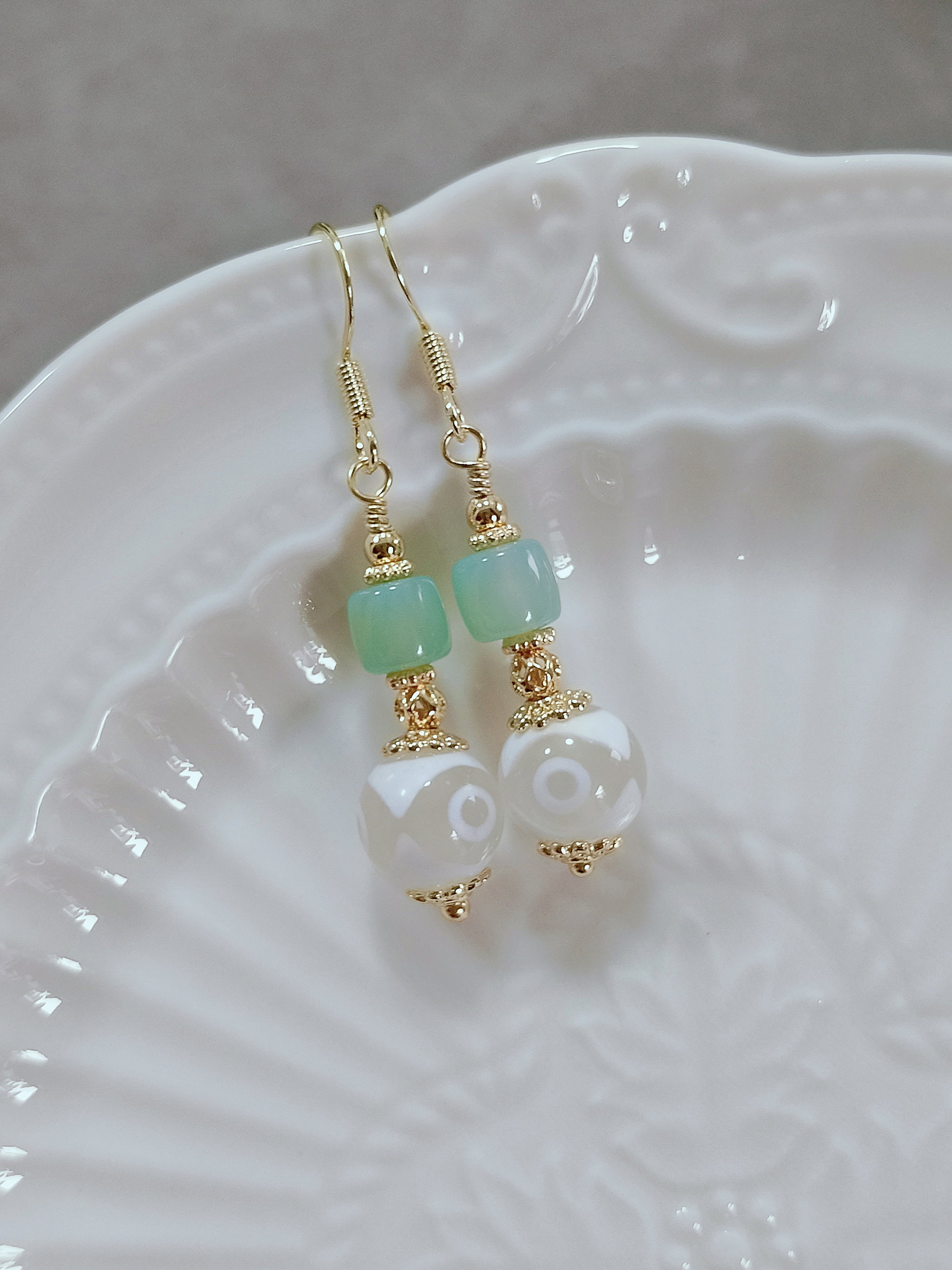 EARRINGS - MINT PROSPERITY _1