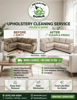 Upholstery Cleaning