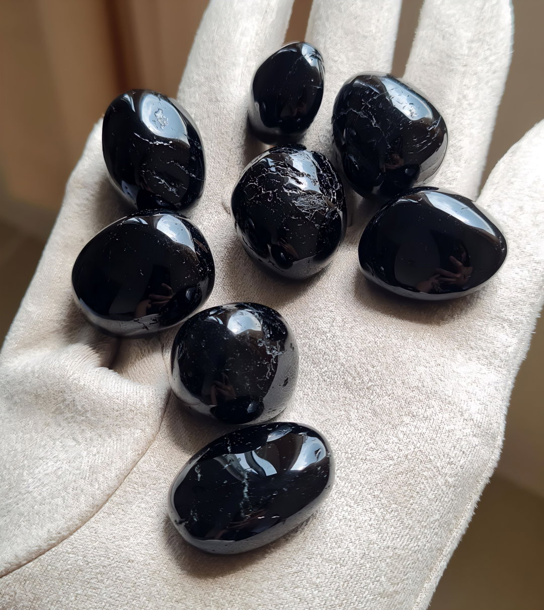 Black Tourmaline Tumbled Stone 