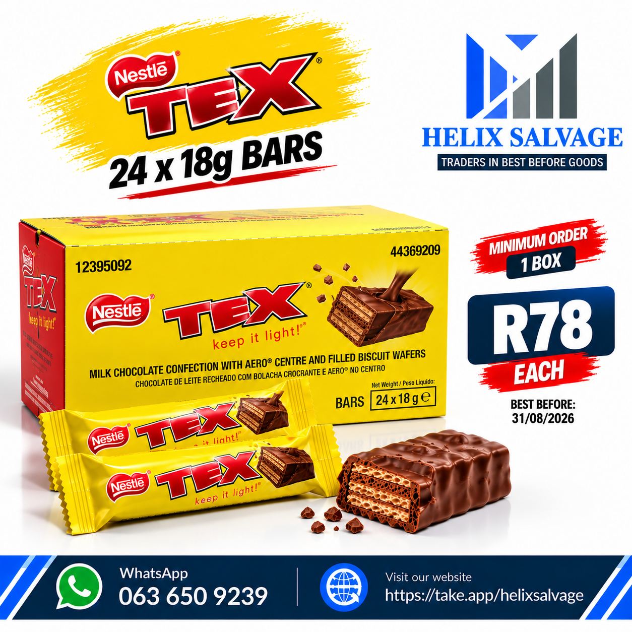Nestle Tex Chocolate (19g×24)_0