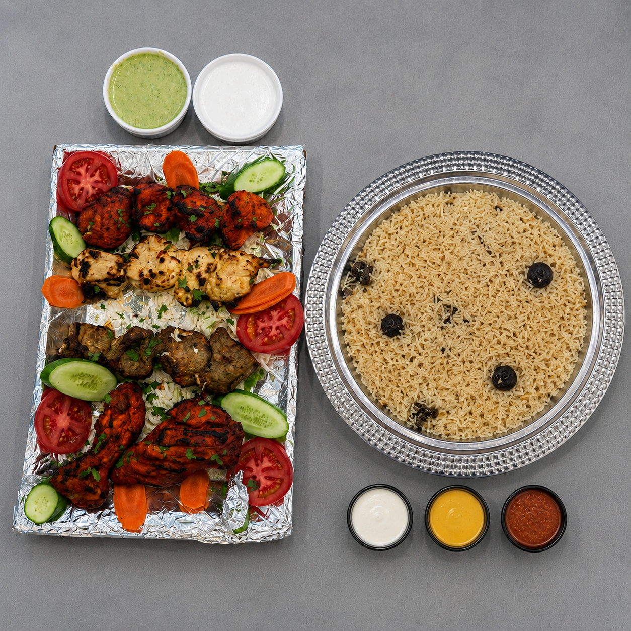 Tandoori Platter with mandi Rice_0