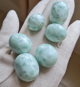 Snowflake Jade Tumbled Stone 