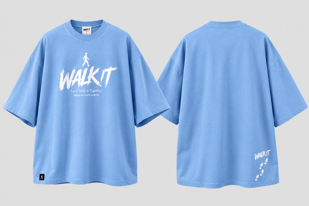 100% cotton Walk it Oversized T-shirts