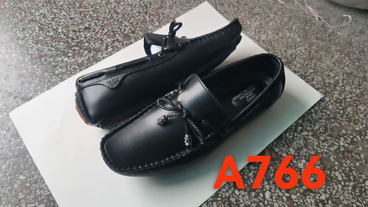 Mocassin black shoes _3