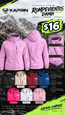 Rompe Vientos Hombre & Mujer