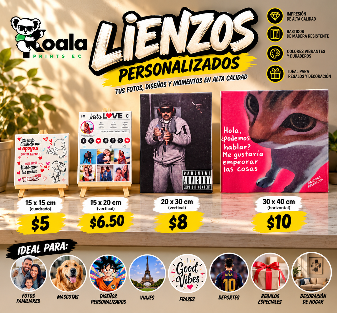 Lienzos personalizados