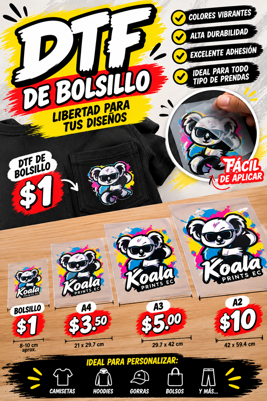 DTF TEXTIL NORMAL