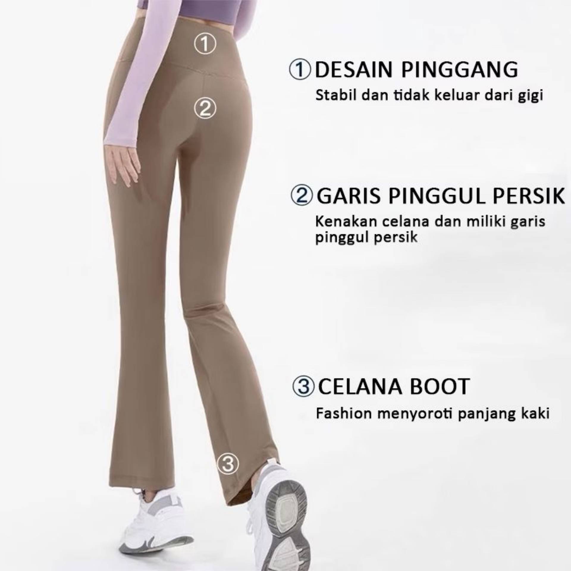 Celana Cutbray wanita legging olahraga_0