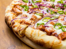 Pizza au poulet 