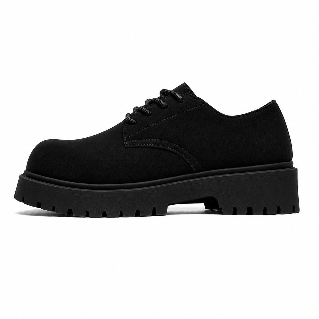 Chaussures derby montantes en daim