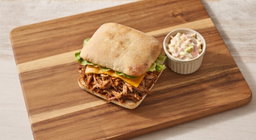 FRIDAY—Pulled pork sandwich with coleslaw