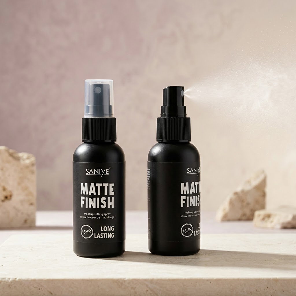Fijador de maquillaje Spray Matte Saniye