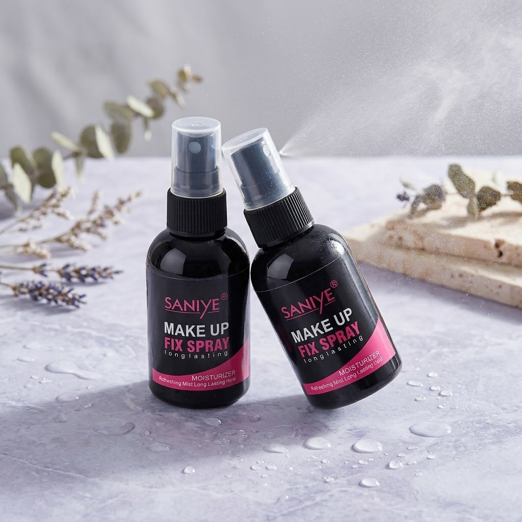 Fijador de maquillaje spray Humectante Saniye