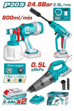 KIT HERRAMIENTAS 20V [TOSLI230522]