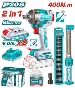 COMBO DE LLAVE DE IMPACTO +LAMPARA [TOSLI23048]