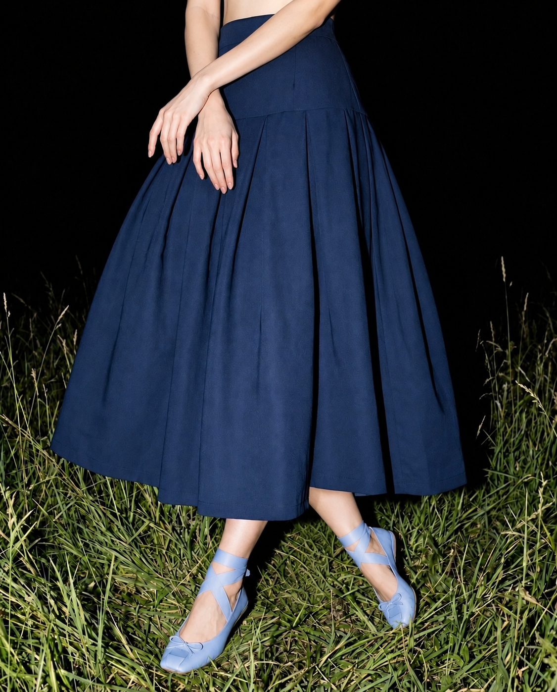Falda Darling, Azul Noche (PREVENTA)_1