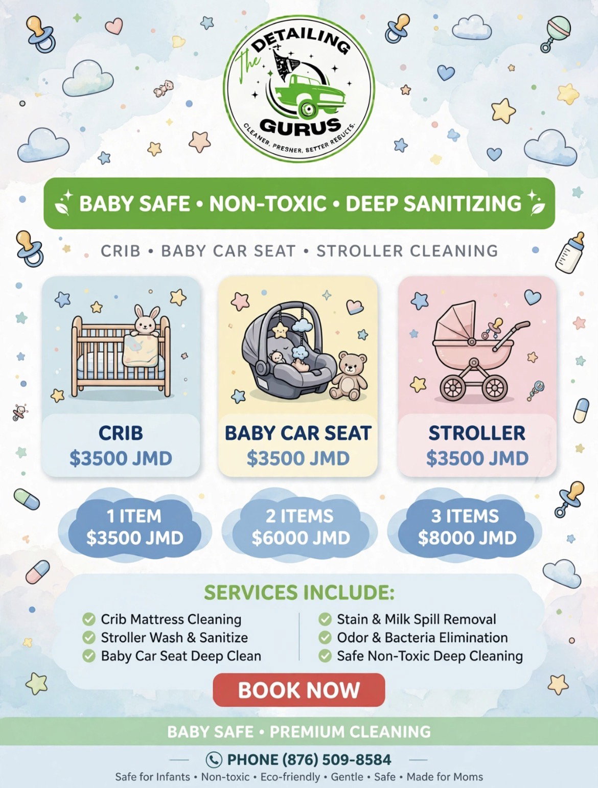 Car Seat / Stroller/ Cribs 
