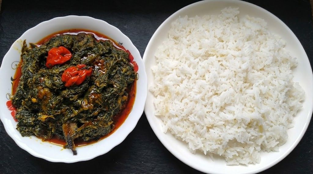 Riz sauce feuilles _0