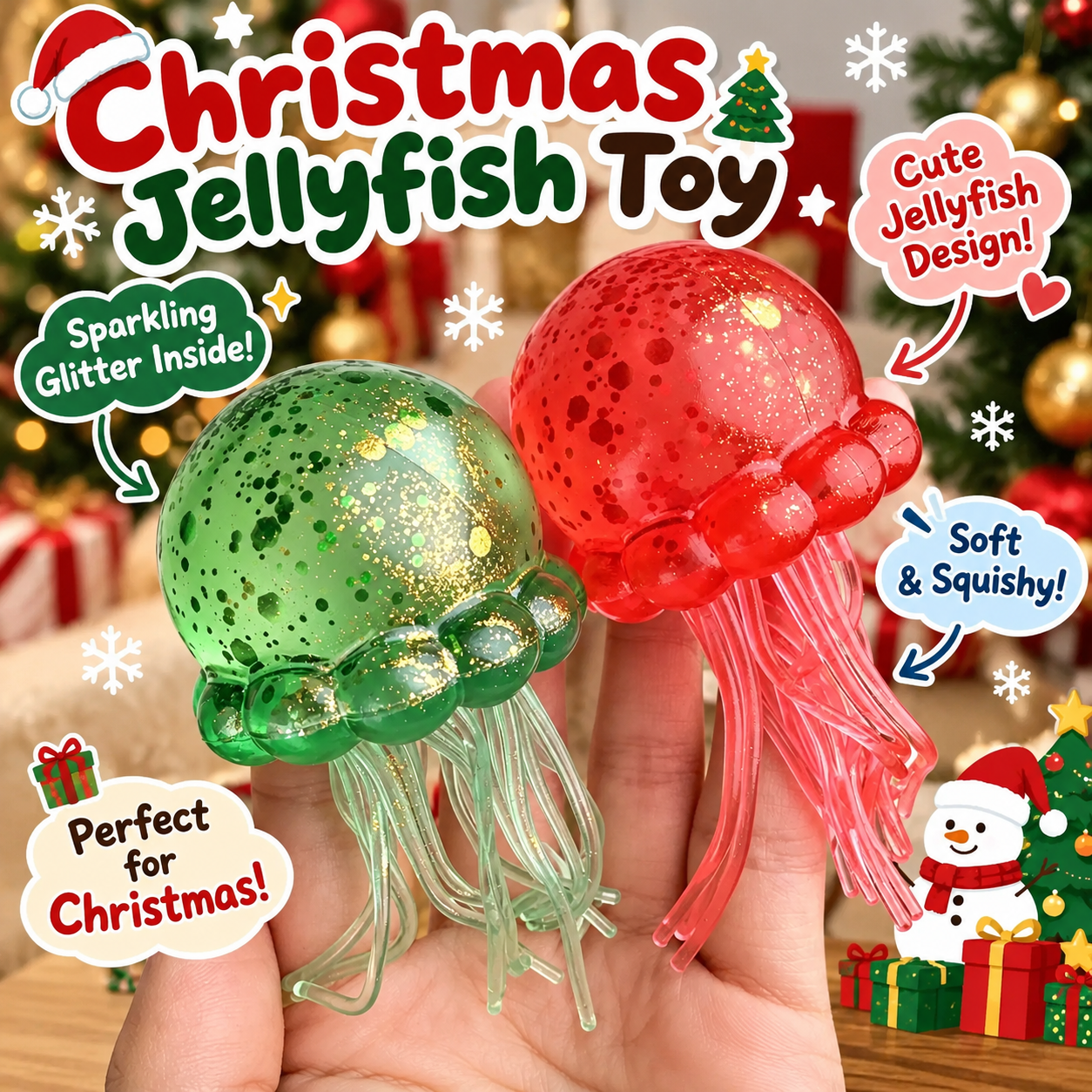     Christmas Jellyfish Toys! 🪼🎄