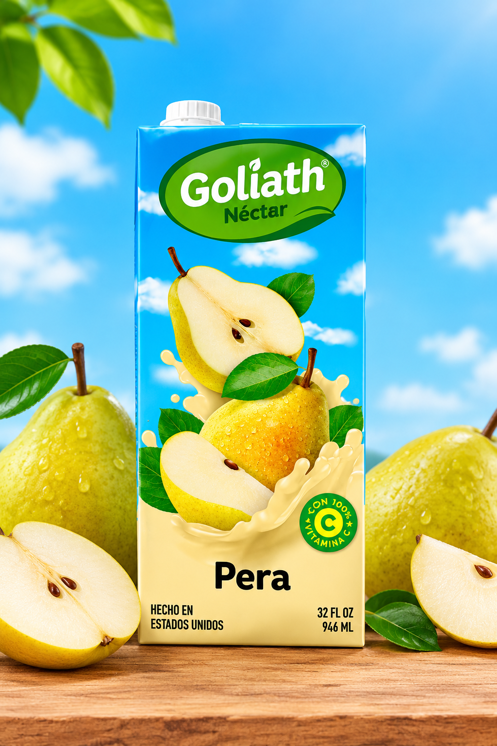 Caja de Jugo de Pera (946 ML)