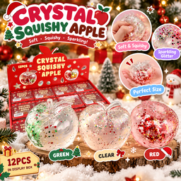 Crystal Squishy Apple 🍎✨