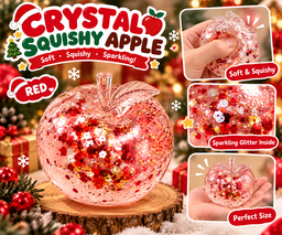 Crystal Squishy Apple 🍎✨
