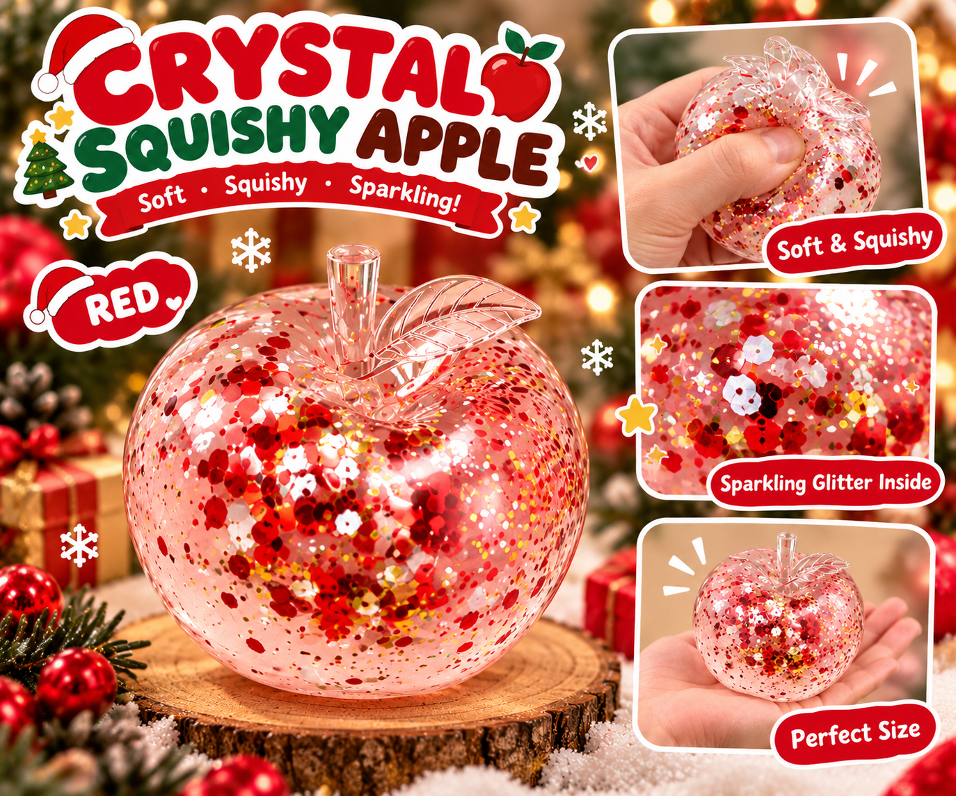 Crystal Squishy Apple 🍎✨_2