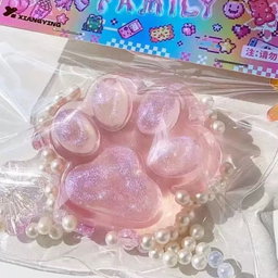 Crystal Cat Paw Squishy 🐾✨