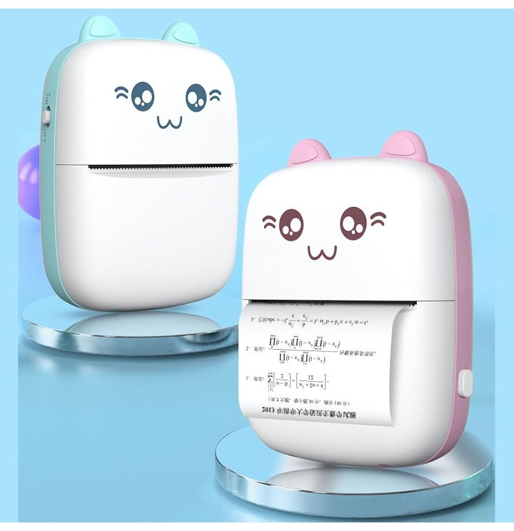 Mini printer thermal printer ( deliver within 10days ) rechargeable for printing _0