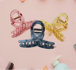 Matte plastic hair camp clip 1pcs ( delivery 🚚 in 9days )