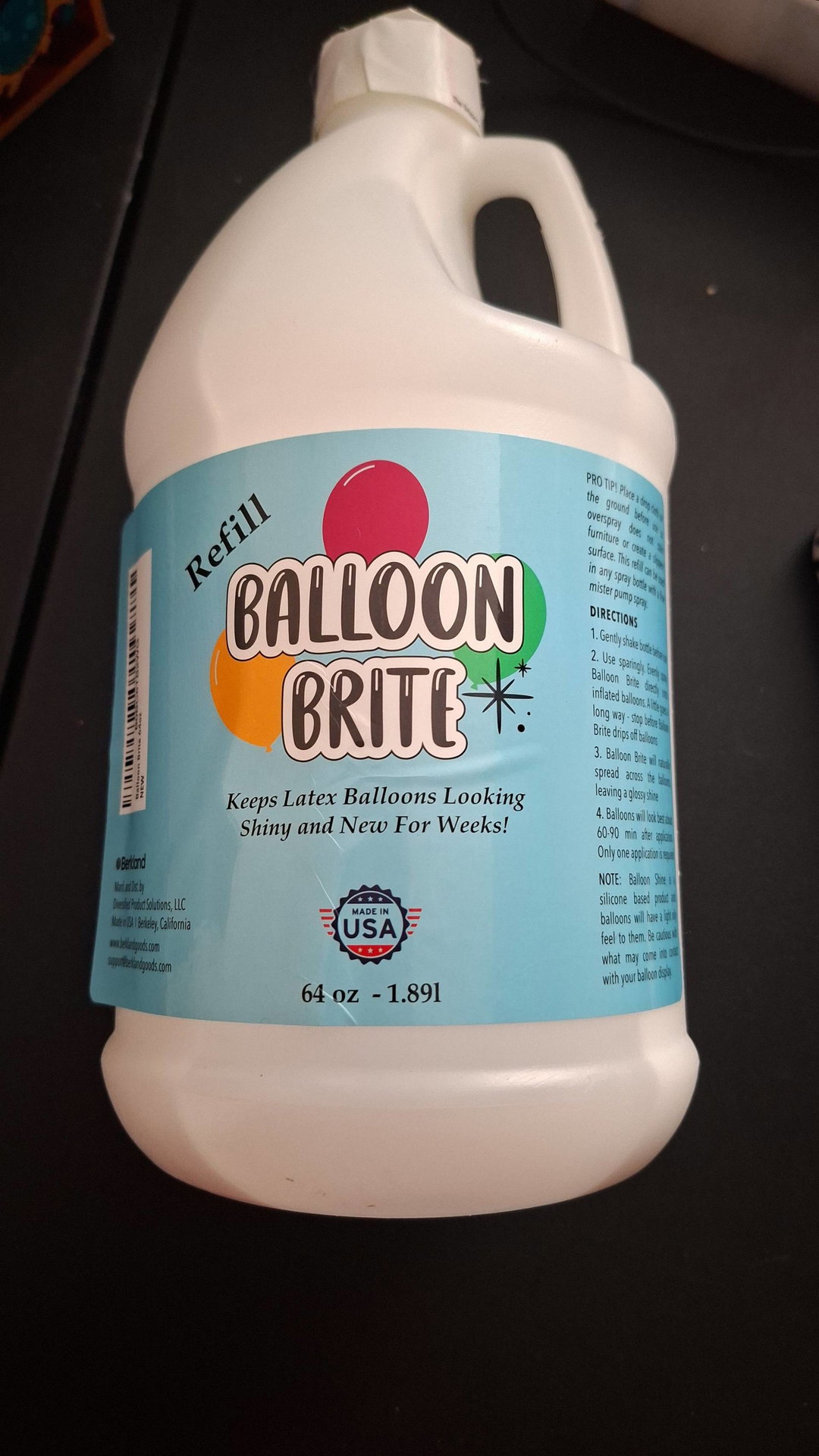 Abrillantador de globos