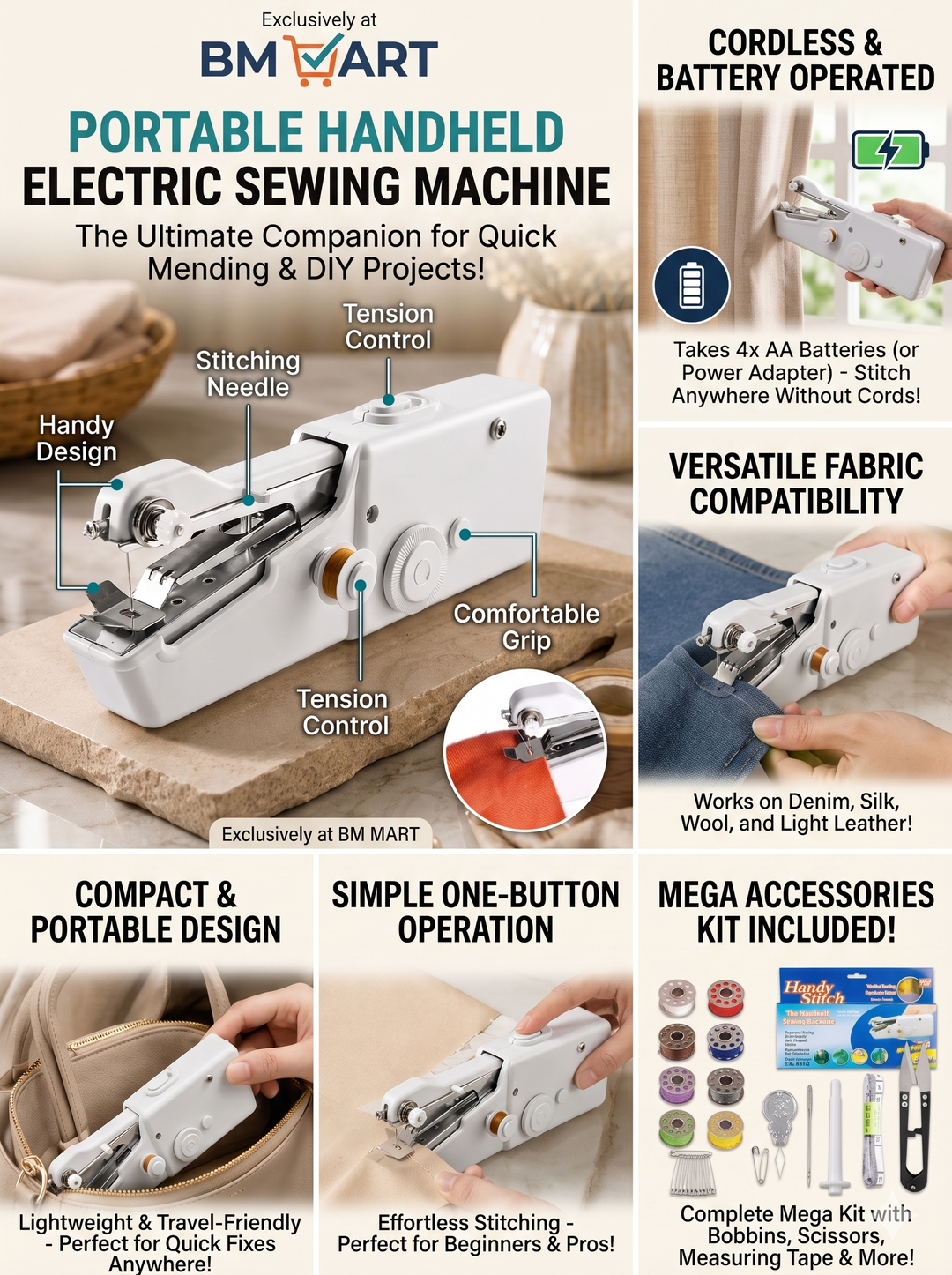 Automatic stitching machine  with full kit