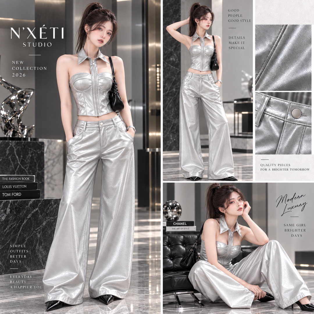 N'XÉTI Studio Set Wanita Terbaru Lookbook Gaya Modis Elegan untuk Setiap