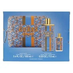 GUESS AMORE CAPRI EDT 100ML + 7.5ML + POUCH GIFT SET 